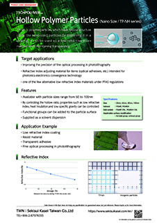 Hollow Polymer Particles NH Series｜TPCA Show 2025