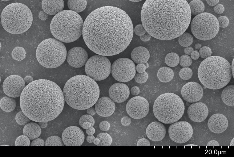 Spherical fine particles